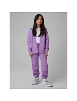 Dívčí volná mikina s kapucí 4F 4FJRSS26TSWSF2715-51S dětská