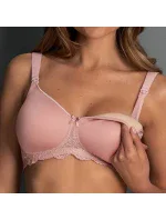 Miss Lovely podprsenka na kojení s pěnovou výztuží 5086 rosewood - Anita Maternity