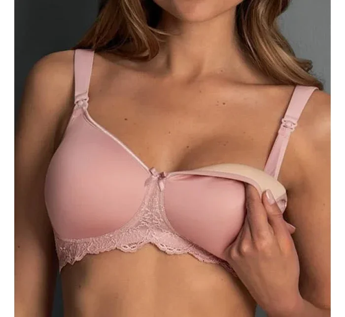 Miss Lovely podprsenka na kojení s pěnovou výztuží 5086 rosewood - Anita Maternity