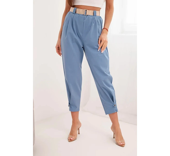 Kalhoty Summer Punto se zapínáním na nohavicích džínové Kalhoty Summer Punto se zapínáním na nohavicích džínové