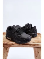 Dětské kožené sportovní boty na platformě černá Lori Dětské kožené sportovní boty na platformě černá Lori