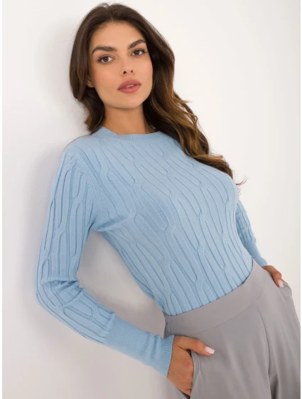 Sweter AT SW  jasny niebieski model 20493329 - FPrice