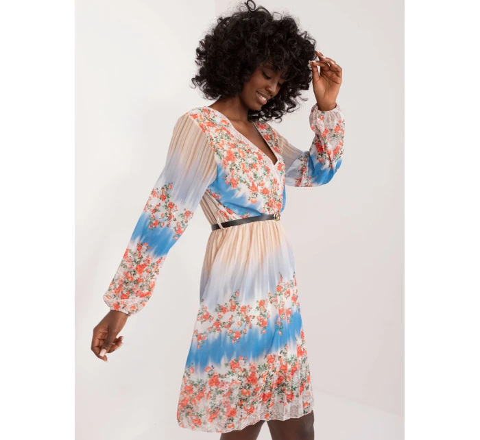 Šaty DHJ SK 10201 1.85 světle béžová Šaty DHJ SK 10201 1.85 světle béžová