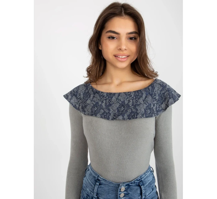 Svetr LK SW tmavě modrá model 20742326 - FPrice Svetr LK SW tmavě modrá model 20742326 - FPrice