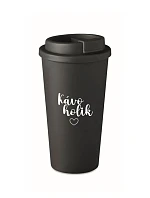 KÁVOHOLIK - černý termohrnek 475 ml