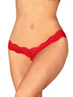 Odvážná tanga Amor Cherris crotchless thong - Obsessive