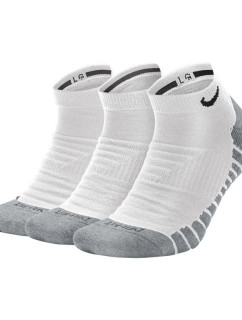 Unisex ponožky Everyday Max Cushion No-Show 3Pak SX6964-100 bílé - Nike