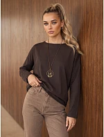 Bluzka damska bawełniana oversize z model 22544841 - FashionStreet Bluzka damska bawełniana oversize z model 22544841 - FashionStreet