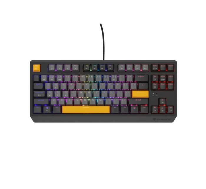 model 21491516 230 TKL Herní klávesnice USB + RF Wireless + Bluetooth QWERTY Černá, šedá, oranžová - Genesis model 21491516 230 TKL Herní klávesnice USB + RF Wireless + Bluetooth QWERTY Černá, šedá, oranžová - Genesis