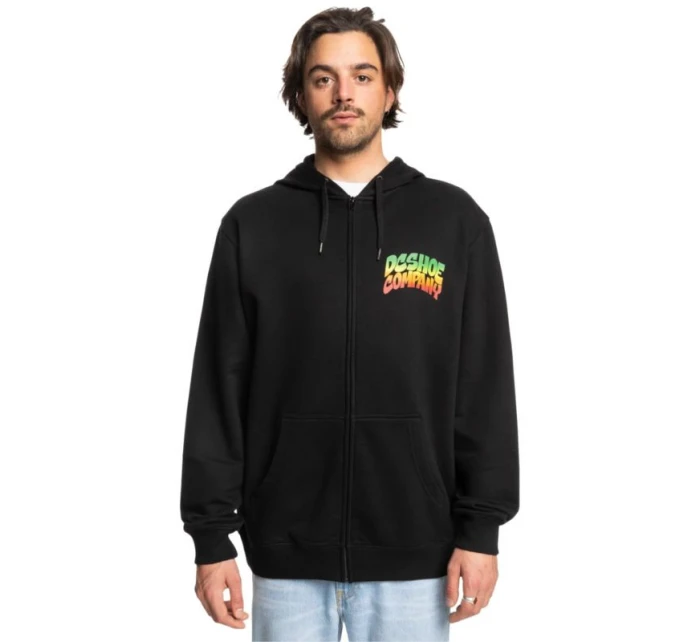 DC Hot Box Mikina na zip ADYSF03146-KVJ0 Black L