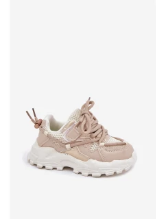 Sportovní boty sneakers dětské béžové model 21700447 - Boto