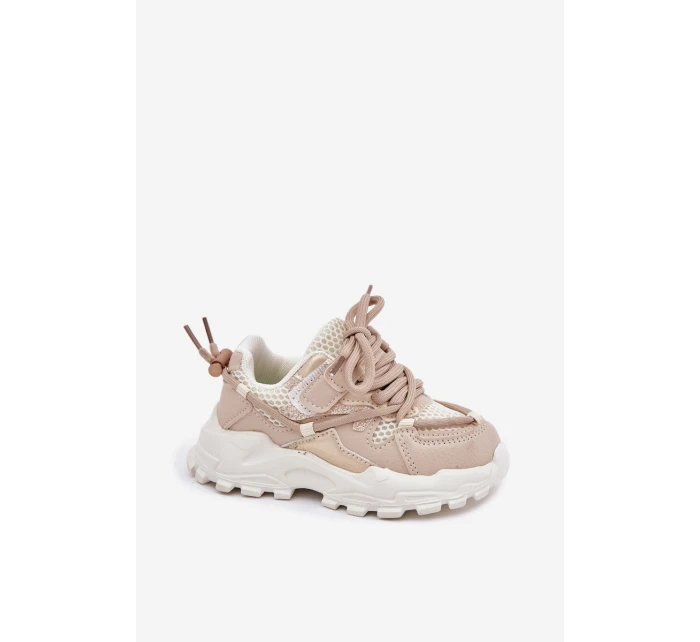 Sportovní boty sneakers dětské béžové model 21700447 - Boto Sportovní boty sneakers dětské béžové model 21700447 - Boto