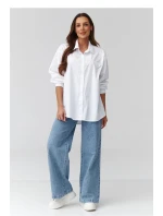 Košile s dlouhým rukávem model 224103 Makadamia Košile s dlouhým rukávem model 224103 Makadamia