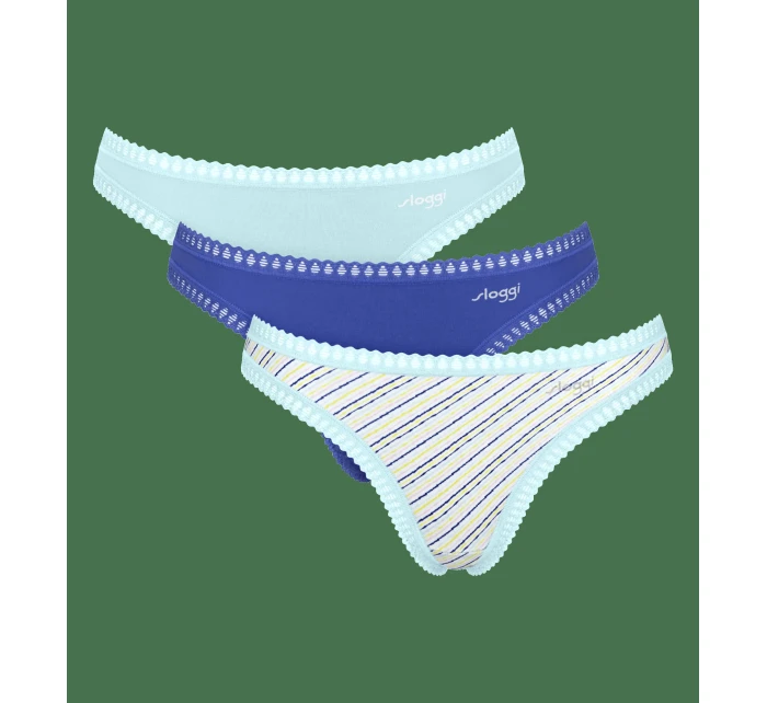 sloggi GO Crush String C3P - BLUE - SLOGGI BLUE - SLOGGI sloggi GO Crush String C3P - BLUE - SLOGGI BLUE - SLOGGI