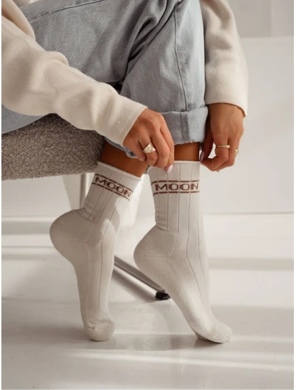 Milena ponožky 0071-009 Poloviční froté Unique 38-41