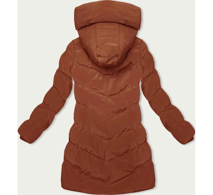 Zimní bunda v barvě s kapucí model 21246073 - LHD