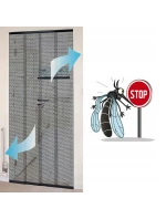 LAMELOVÁ MOSKYTIÉRA 100X220 POLYESTER+PÁSEK NA SUCHÝ ZIP