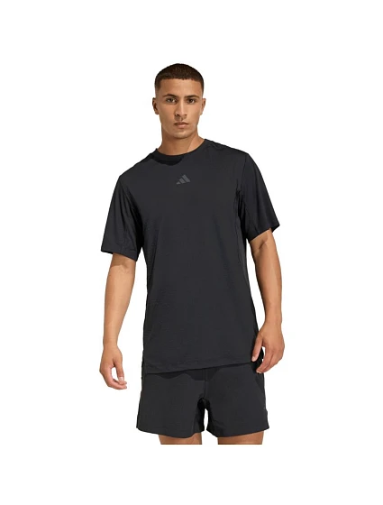 Pánské tričko adidas D4T PrimeLift 3 Stripes, černé, KE9937 Pánské tričko adidas D4T PrimeLift 3 Stripes, černé, KE9937