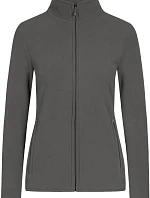 Promodoro 7965 Dámská dvojitá fleecová bunda 40.7965 steel grey