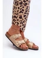Dámské sandály se zlatými přezkami Fronila Dámské sandály se zlatými přezkami Fronila