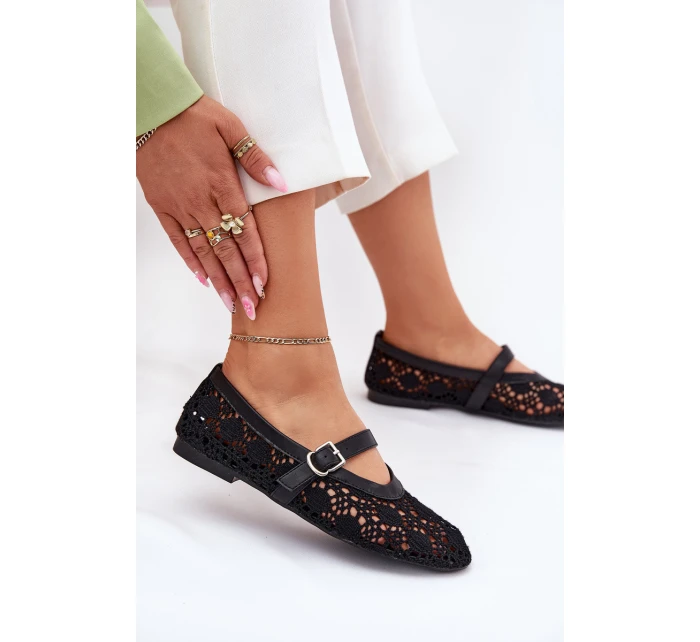 baleríny s páskem černé model 21699878 - Boto baleríny s páskem černé model 21699878 - Boto