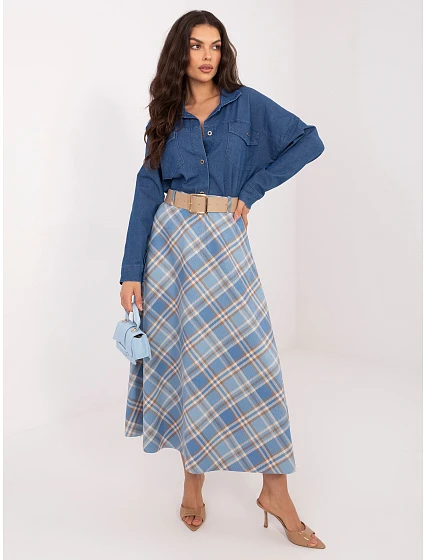 Spódnica IT SD niebieski model 22084254 - FPrice Spódnica IT SD niebieski model 22084254 - FPrice