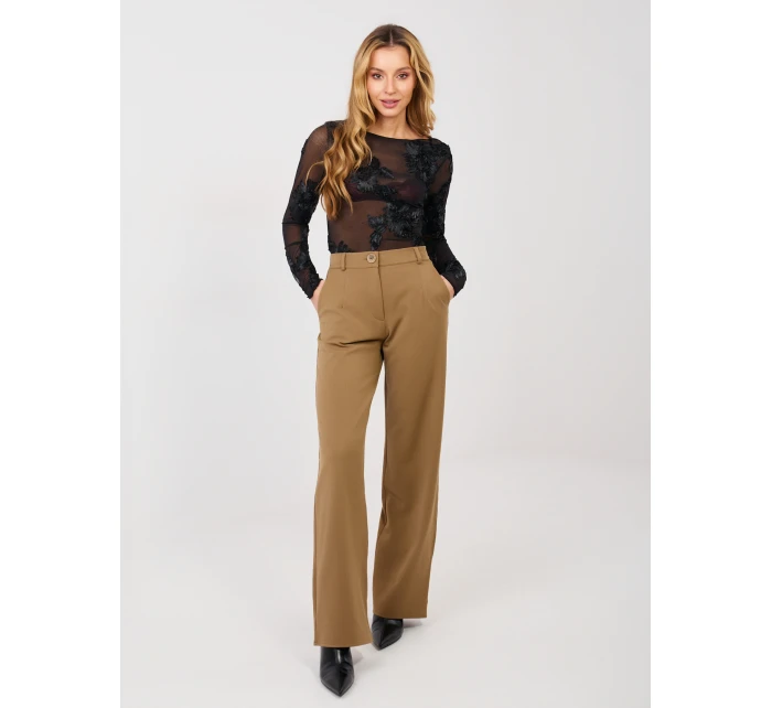 Spodnie LK SP model 21902603 camelowy - FPrice Spodnie LK SP model 21902603 camelowy - FPrice