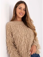 Sweter MI SW model 21314420 beżowy - FPrice Sweter MI SW model 21314420 beżowy - FPrice