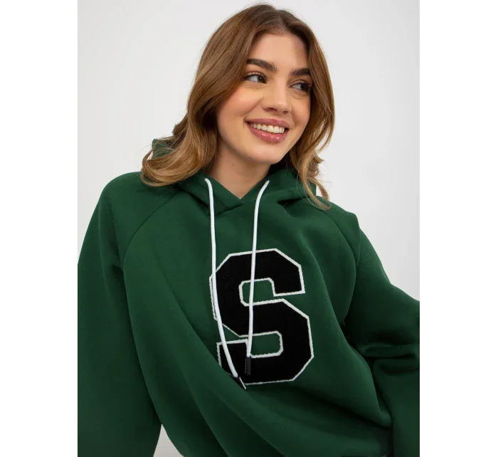 Mikina RV BL 8372.04P tmavě zelená