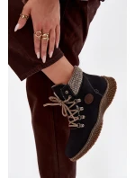 Zateplené dámské trapery Zenaya – černé