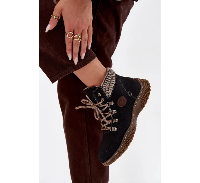 Zateplené dámské trapery Zenaya – černé