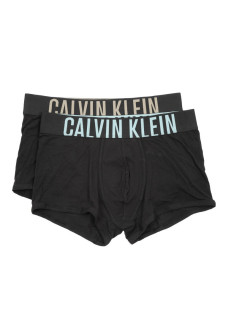Pánské boxerky 2pack NB2602A  6HF černá - Calvin Klein