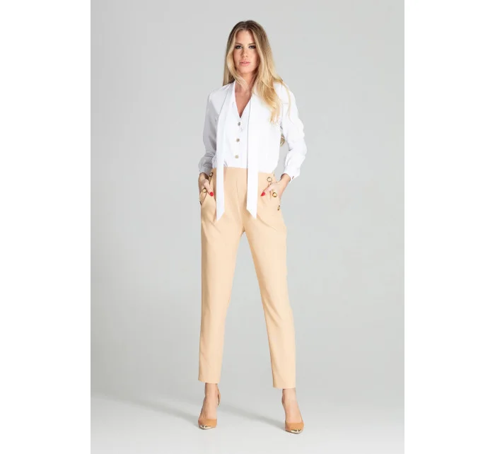 Dámská halenka model 18419439 bílá - Figl Dámská halenka model 18419439 bílá - Figl