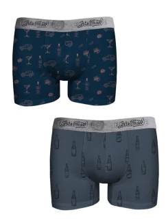 Pánské boxerky John Frank JF2BEF40 2PACK