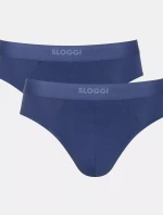 Pánské slipy EVER Ease Brief 2P - UNKNOWN - tm. modré 6312 - SLOGGI