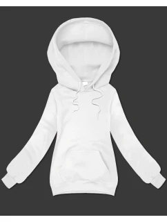 Bílá volná klokaní mikina s kapucí S'West (B-11#)