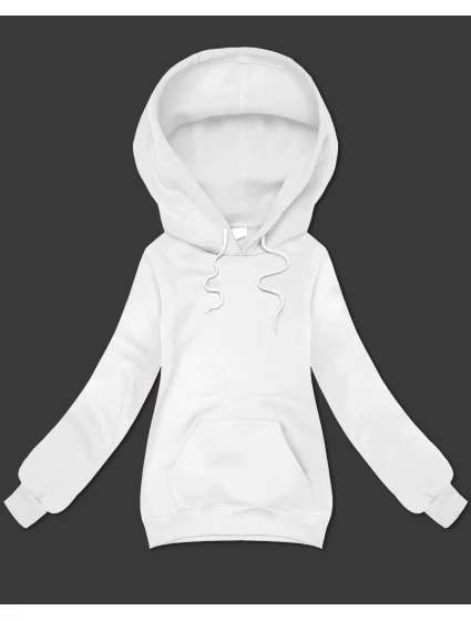 Bílá volná klokaní mikina s kapucí S'West (B-11#)