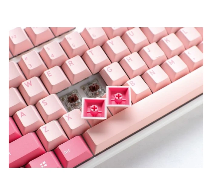 One 3 TKL Herní USB QWERTY  Růžová model 21491855 - Ducky
