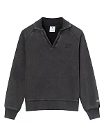 Dámská mikina Polo Neck Sweatshirt šedá model 21493647 KK001 - CHAMPION