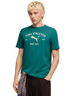 Pánské tričko Class Graphic Tee green model 22068544 41 pánské - Puma