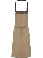 Premier PR 123 Zástěra s laclem "Espresso" 39.0123 khaki/brown