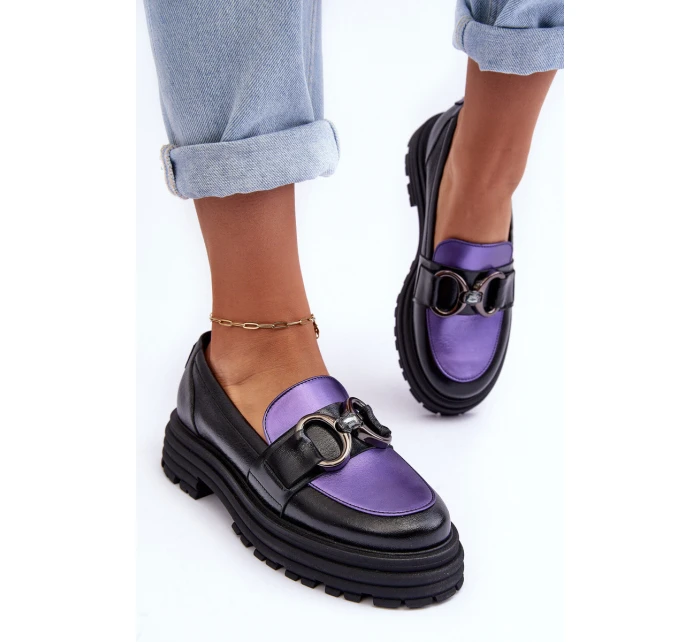 Dámské Kožené na Plochém Podpatku model 21634881 - Laura Messi