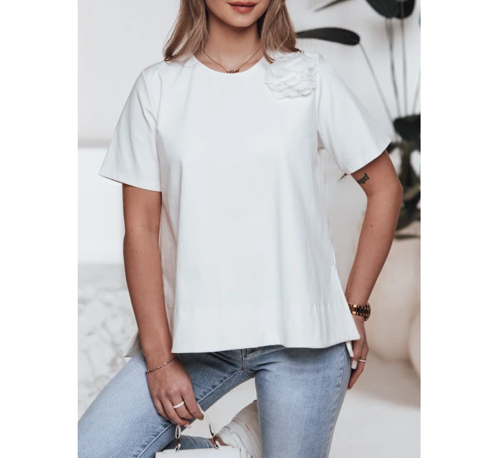 Dámské tričko ecru Dstreet model 21975629 - FashionStreet