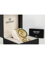 Pánské hodinky Giewont Chronograph Sapphire Gold Green GW3520-B6
