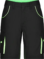 Daiber JN 872 (62) Pracovní bermudy - Color 02.872X black/lime green