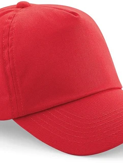 Beechfield B 10B Dětská 5 panelová kšiltovka "Original" 53.010B bright red