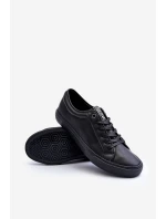 Pánské Tenisky Ze Syntetické Kůže Černé Big Star JJ174234 Pánské Tenisky Ze Syntetické Kůže Černé Big Star JJ174234