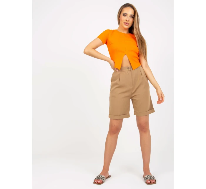 Dámské šortky BR SN 102 tmavě lila