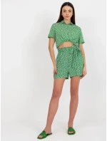 Dámské šortky D73770R62159KA zelená - FPrice Dámské šortky D73770R62159KA zelená - FPrice