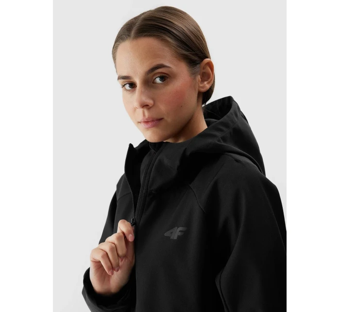 Dámská softshellová větruodolná bunda membrána 5000 4F - černá Dámská softshellová větruodolná bunda membrána 5000 4F - černá